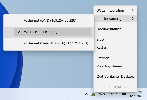Port Forwarding